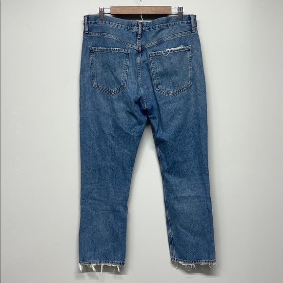 AGOLDE RILEY HIGH RISE STRAIGHT CROP
IN FREQUENCY SIZE 31 - Picture 3 of 6